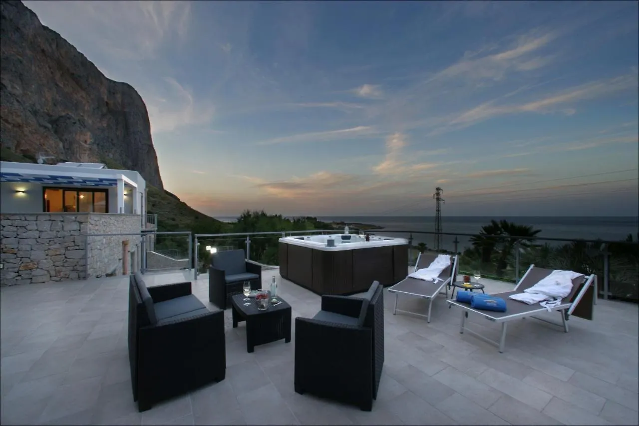 Villa Antonia - Vasca Idromassaggio Terrazza Vista Mare San Vito Lo Capo